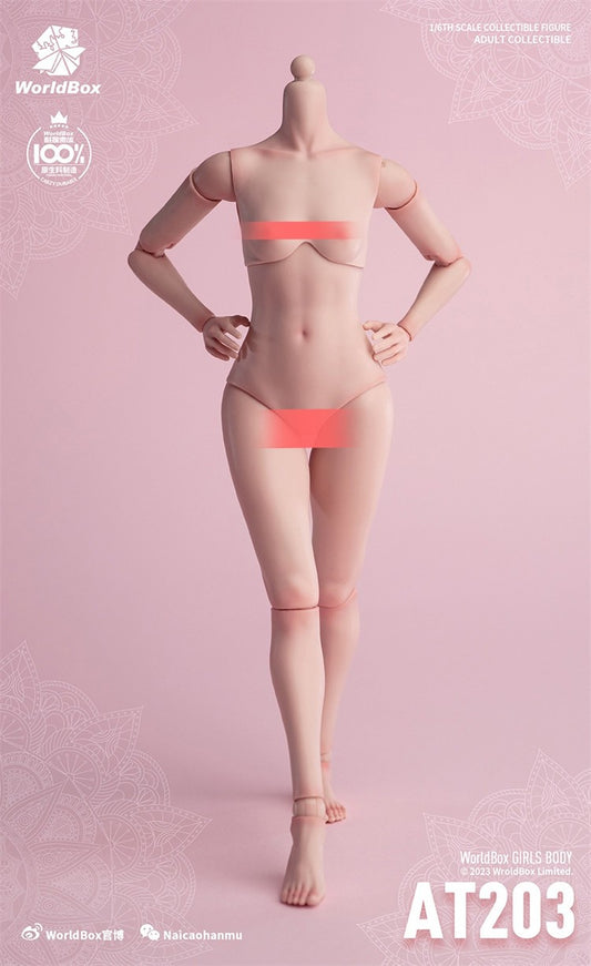 NEW Worldbox AT203P 1/6 Scale Female Body Pale for 12" Figure Taller Ver.