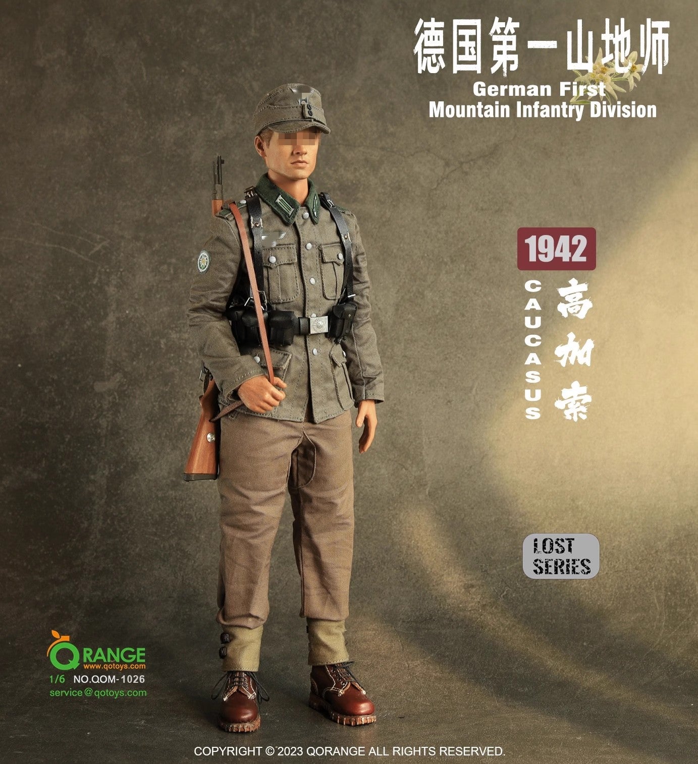 IN-STOCK   QOTOYS 1/6 German 1st Mountain Division 1942 Caucasus Equipment Set QOM-1026 in stock