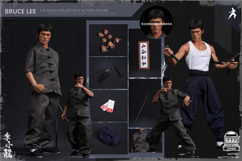 instock 777TOYS FT014 1/6 Bruce Lee Collectible Male Action Figure