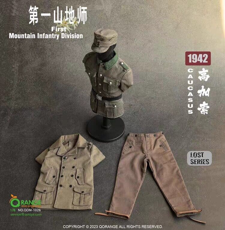 IN-STOCK   QOTOYS 1/6 German 1st Mountain Division 1942 Caucasus Equipment Set QOM-1026 in stock