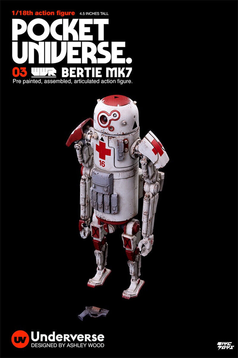 IN-STOCK  UNDERVERSE 1/18 Pocket Universe Series Mini Action Figure Bertie MK7 in stock