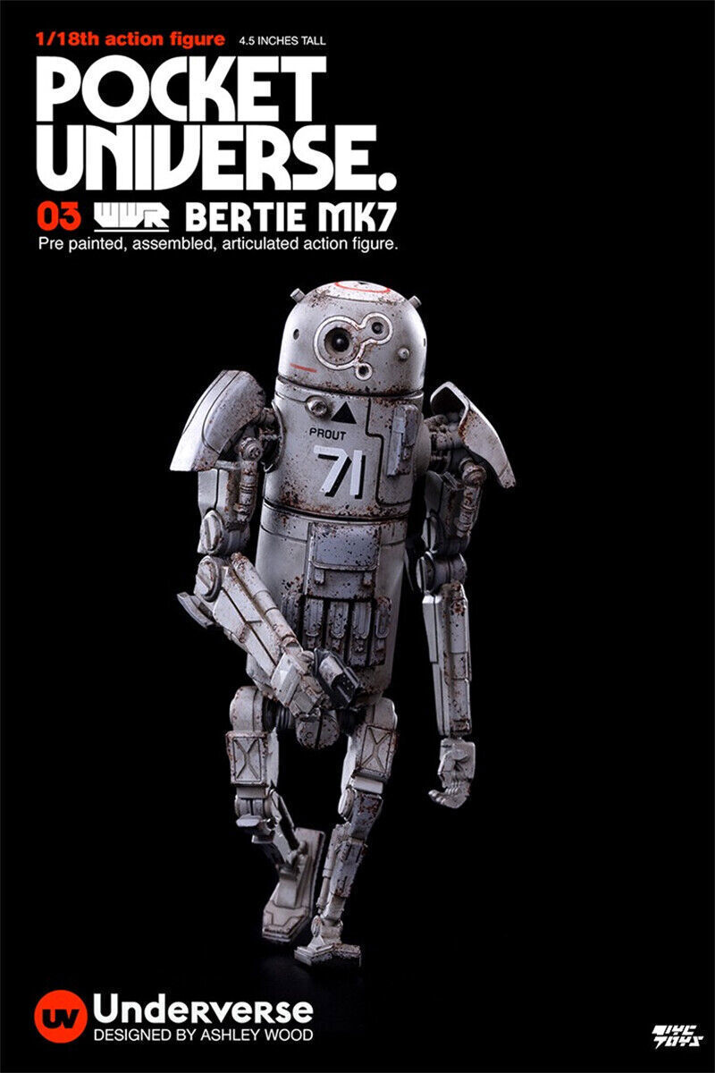 IN-STOCK  UNDERVERSE 1/18 Pocket Universe Series Mini Action Figure Bertie MK7 in stock